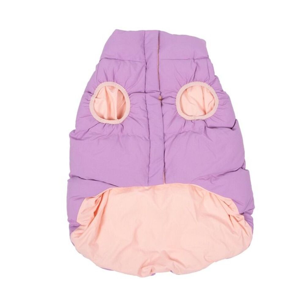 Purple Dog Puffer Jacket Oodles Quilted Bubble Hem Small - Picture 2 of 12